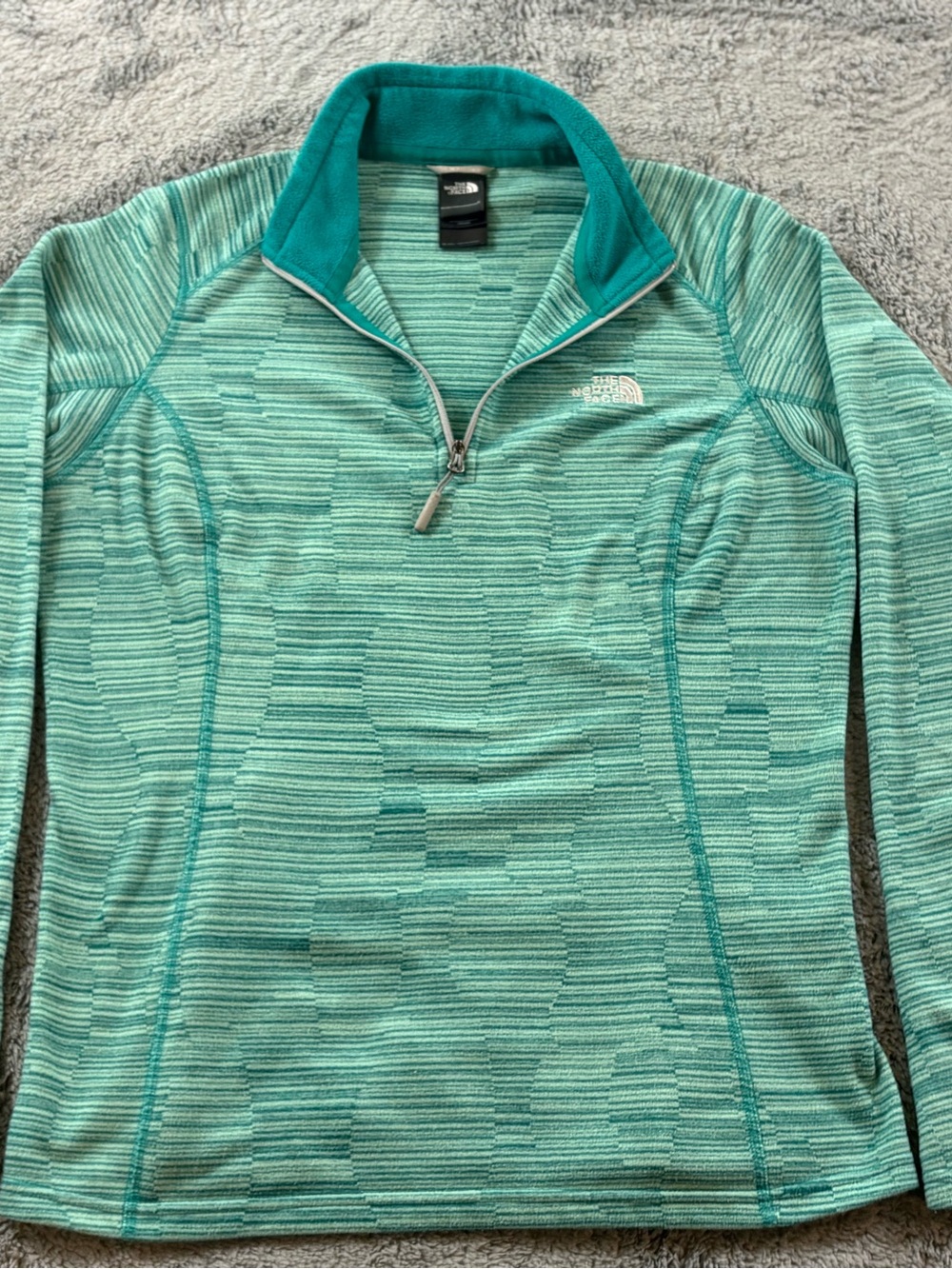 The North Face Teal Mint Quarter-Zip Women's Pullover